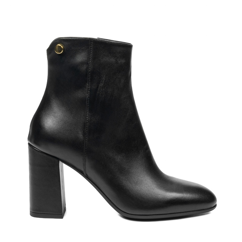 Stivaletti con tacco donna 1407 nero