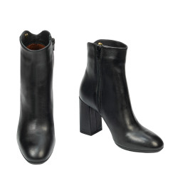 Stivaletti con tacco donna 1407 nero
