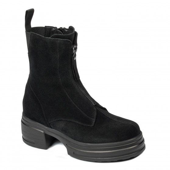 Stivaletti donna 3418 velluto nero