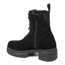 Stivaletti donna 3418 velluto nero
