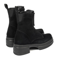 Stivaletti donna 3418 velluto nero