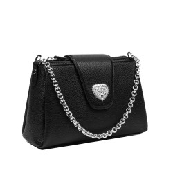 Borsa a tracolla da donna 051g 01 biz nero