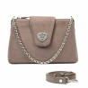 Borsa donna a tracolla 051g 01 camoscio sandstone