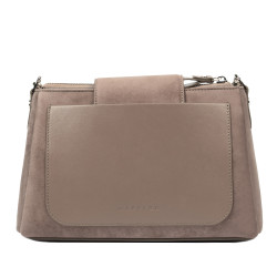 Borsa donna a tracolla 051g 01 camoscio sandstone