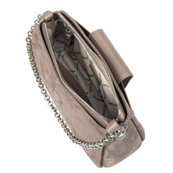Borsa donna a tracolla 051g 01 camoscio sandstone