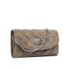 Borsa a tracolla da donna 048g 01 suede sandstone