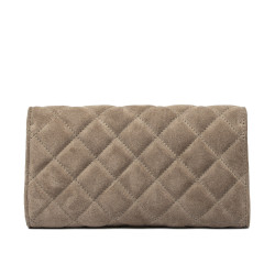 Borsa a tracolla da donna 048g 01 suede sandstone