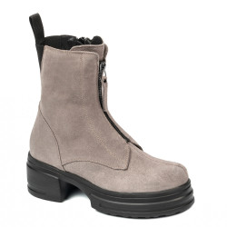 Stivaletti donna 3418 sabbia velluto