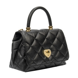 Borsa a spalla da donna 049g nero caviale