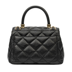 Borsa a spalla da donna 049g nero caviale