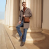 Borsa a tracolla da uomo 304g 01 cognac brown lifestyle