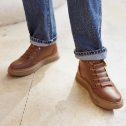 Scarponi uomo 4152 marrone combinato lifestyle