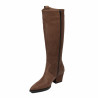 Stivale con tacco da donna 1412 biz cioccolato