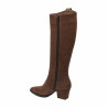 Stivale con tacco da donna 1412 biz cioccolato