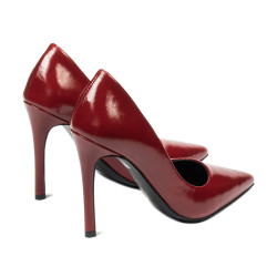 Scarpe eleganti donna 1302 vernice rossa