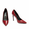 Scarpe eleganti donna 1302 vernice rossa