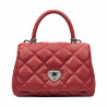 Borsa donna a tracolla 049g 01 rosso saffiano