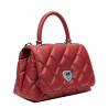 Borsa donna a tracolla 049g 01 rosso saffiano