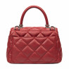 Borsa donna a tracolla 049g 01 rosso saffiano