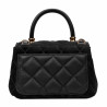 Borsa a tracolla donna 049g camoscio nero