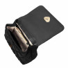 Borsa a tracolla donna 049g camoscio nero