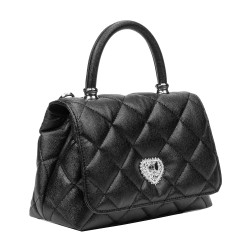 Borsa da donna a tracolla 049g 01 nero caviale