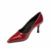 Scarpe eleganti donna 1359 vernice rossa