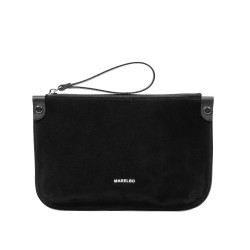 Borsa da donna a mano 211g 01 camoscio nero