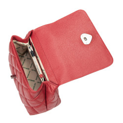 Borsa donna a tracolla 049g 01 rosso saffiano