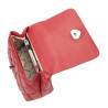 Borsa donna a tracolla 049g 01 rosso saffiano