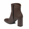 Stivaletti con tacco donna 1407 caffè