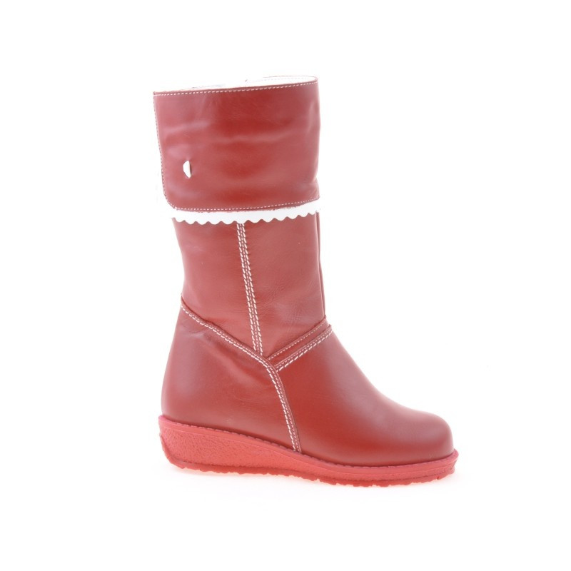 Stivaletti bambino piccoli 25c rosso+bianco