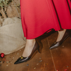 Scarpe eleganti donna 1358 nero lifestyle