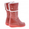 Stivaletti bambino piccoli 25c rosso+bianco