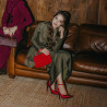 Scarpe eleganti donna 1311 satin rosso lifestyle