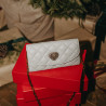 Borsa donna a tracolla 048g panna saffiano lifestyle