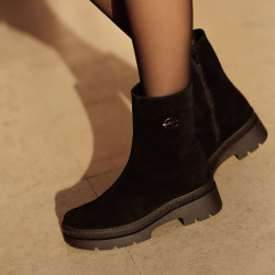 Stivaletti donna 3408 bufalo nero lifestyle