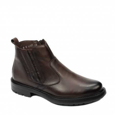 Stivaletti uomo 4155 a caffè