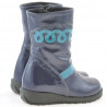 Stivaletti per bambini piccoli 23c vernice indaco+blu