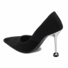 Scarpe eleganti donna 1357 nero velluto