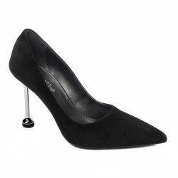 Scarpe eleganti donna 1357 nero velluto
