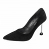 Scarpe eleganti donna 1357 nero velluto