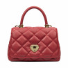 Borsa donna a tracolla 049g rosso safiano