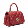 Borsa donna a tracolla 049g rosso safiano