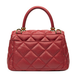 Borsa donna a tracolla 049g rosso safiano