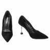 Scarpe eleganti donna 1357 nero velluto