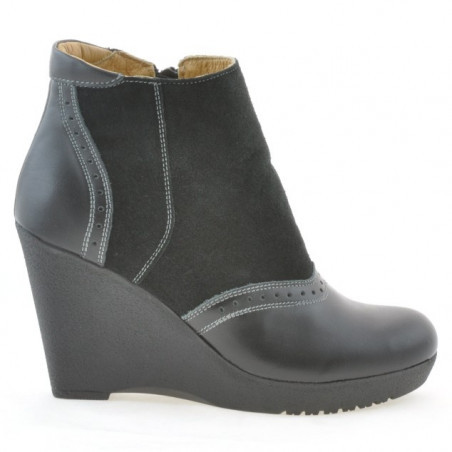 Stivali donna 3268 nero combinato