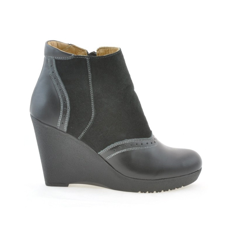 Stivali donna 3268 nero combinato