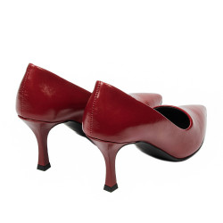 Scarpe eleganti donna 1359 vernice rossa