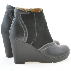 Stivali donna 3268 nero combinato